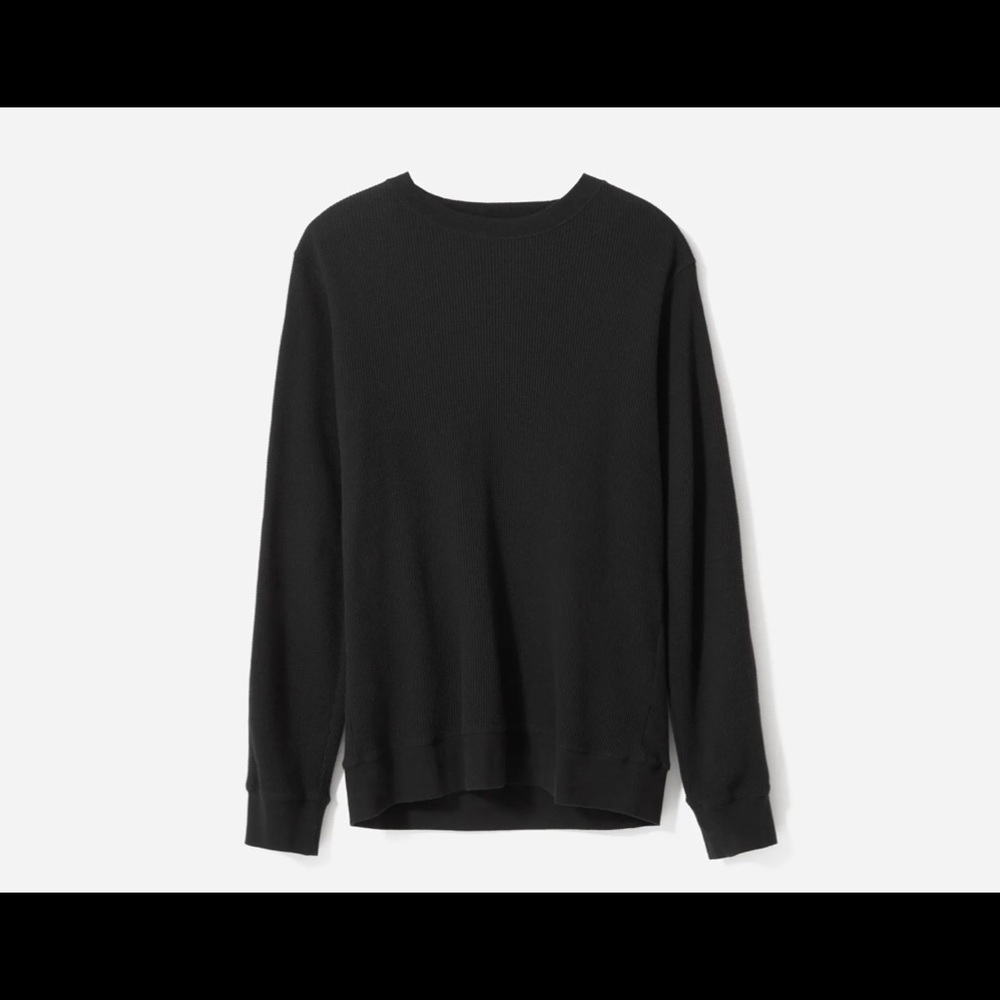 Everlane The Waffle Long-Sleeve Crew Tee (mens)